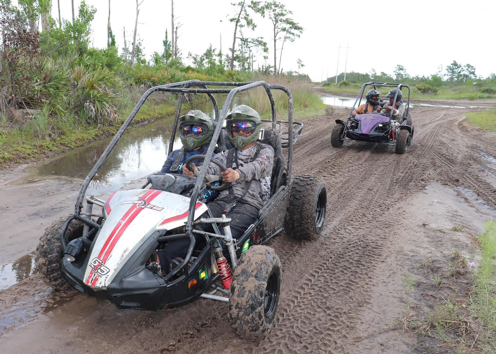 Off-road buggy adventure through the Florida backcountry